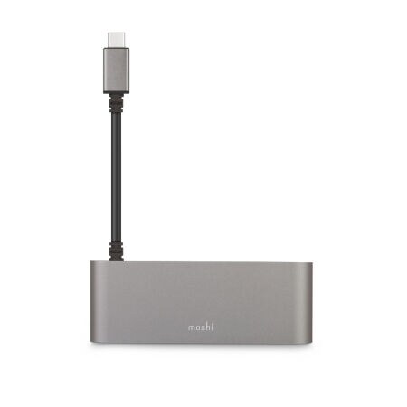 Moshi Usb-C Multimedia Adapter - Titanium Gray, Supports Sd, Sdhc/Xc Uhs-I 99MO084213